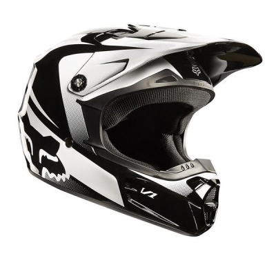 Photo of Fox Racing Fox Kids V1 Imperial Black/White Helmet