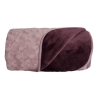 Sesli 3037 Sesli Reversible Faux Fur Blaket 2Ply - Rose & Burgundy Photo