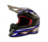 Faseed Helmets Faseed 609 White/Blue Helmet Photo