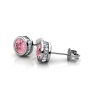 Dhia Jewellery Dhia light Rose Glamour Stud Earrings made Crystals from Swarovski Photo