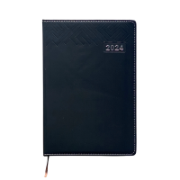 Contemporary Faux Leather 2024 Diary and Planner A5