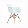 DAW Dining Dowel Arm Shell Chair - White Photo