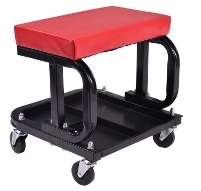 Photo of TORIN BIG RED Big Red Padded Mechanics Creeper Chair with Tool Tray