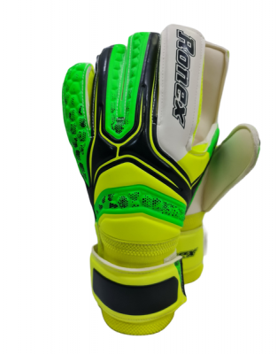 Photo of RONEX Goalkeeper Gloves with finger protection Green