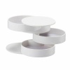 4-Layer Rotating Mini Jewellery Storage Tower - White Photo