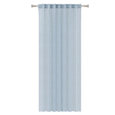 Photo of Inspire Light Blue Cotton Curtains - 135 x 280 cm