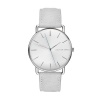 Colton James Silver 36mm Ladies Classic Watch with Grey Italian Leather Photo