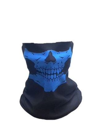 Photo of SKA Skull Tube Mask - Black & Blue