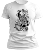 PepperSt White T-Shirt – Norse God Fishing Photo