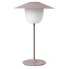 blomus Lamp - Mobile Rechargeable LED 3-in-1 Light - Mauve-Brown ANI LAMP Photo