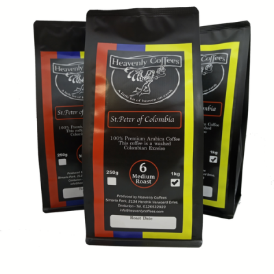 Photo of Heavenly Coffees - St. Peter of Colombia Value Pack - 3x1kg Ground Coffee