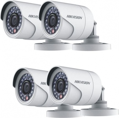 Photo of Hikvision 2Mp Bullet Camera Set For 4 Channel Analogue System - PACK OF 04
