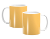 PepperSt Mug Set | Simply Solid Color - Yellow Orange Pastel Photo