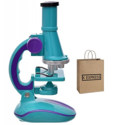 450 X Magnification Educational Childrens Microscope and K Express Bag