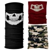 Buffer Neck Warmer Skulls Red/White/Camo Photo
