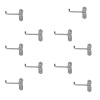 HEARTDECO Pegboard Accessory 10 piecess Straight Hook Set Photo