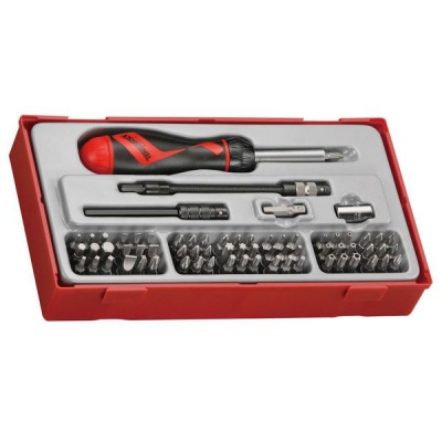 Photo of Teng Tools - Ratcheting Bits Driver Tray 74 Pieces - TTMD74