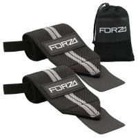 Forza Wrist Wraps Straps for Weightlifting with Thumb Loops Set of 2