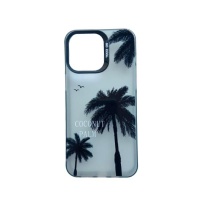Translucent Coconut Palm Phone Cover For Iphone 13