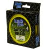 Triple Fish GATOR BRAID X4 Braided Fishing Line 50KG/110LB .40MM Colour Yellow 300M Spool Photo