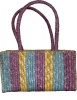 Fino Multicolour Tote Straw/ Beach and Shopping Bag Photo