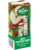Rhodes 100% Fruit Juice Apple & Cranberry 24 x 200 ML Photo