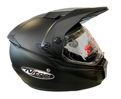 Photo of Nitro Helmets Nitro MX450 Matt Black Helmet