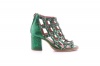 Women's leather block heel sandal Photo