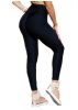 2022 Brazilian Honeycomb Scrunch Booty Leggings Tights Yoga Pants - Black Photo