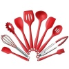 HEARTDECO Kitchen Heat-Resistant Non-Stick Silicone Utensils - 10 Piece Set Photo