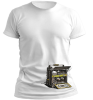 PepperSt Men's White T-Shirt - Dream Sketch Photo