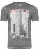Tokyo Laundry - Mens Danbury Park Burnout T-Shirt In Pewter Grey Photo