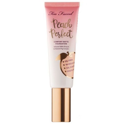Photo of Too Faced Peach Perfect Comfort Mat Foundation - Spiced Rum