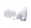 Wire Mesh Stationery Set - 6 piecess - Silver Photo