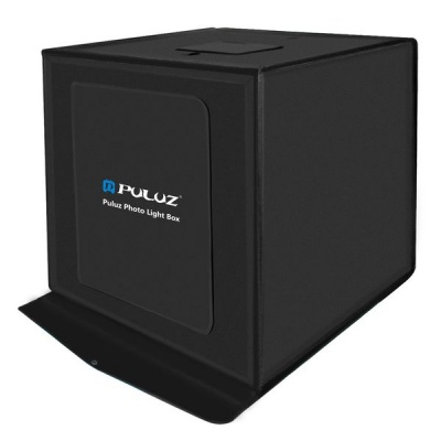 PULUZ 60cm Foldable LED Photo Box with 6 Colour Backdrops Carry Bag