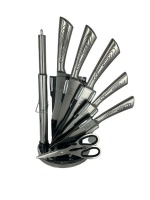 Kitchen Knife Set with Block 8 Piece Knives Set for Kitchen