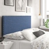 Mai Lifestyle - Pins Decorated Headboard - Navy Linen Photo