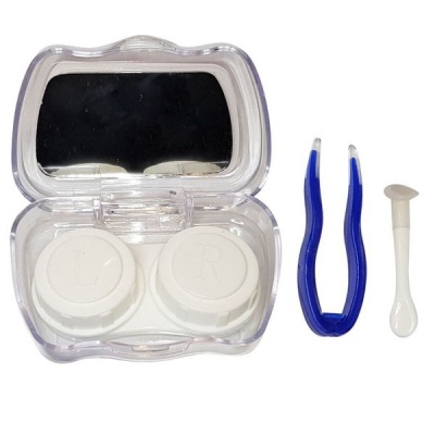Photo of Contact Lenses Travel Kit - White