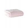 Sesli 3037 Sesli Mink Embossed Baby Blanket - Pink Heart Pattern Photo