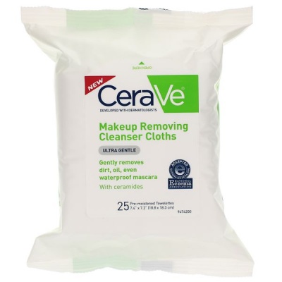 Photo of CeraVe Makeup Removing Cleanser Cloths 25 Gentle Pre-Moistened Cloths