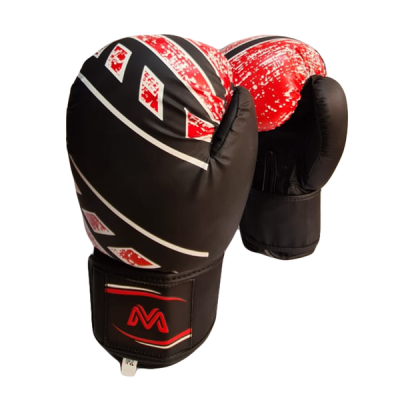 Photo of Mitzuma Men's Red Warrior Pu Boxing Gloves - 14oz
