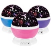 Rotating Night Light Pink Blue Purple Photo