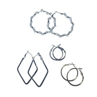 4 sets of Stainless steel Earrings