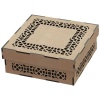 Pappa Joe - Laser Cut Wooden Box - Abstract Circle Design Photo