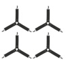 Set of 4 Triangle Elastic Bed Sheet Fastener Clips Photo