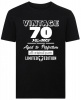 Vintage 70 Aged To Perfection Good Tshirt Photo