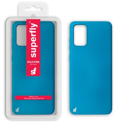 Photo of Superfly Silicone Thin Case for Samsung Galaxy S20 Plus - Blue