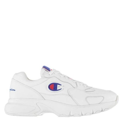 Photo of Champion Mens CWA Leather Trainers- White [Parallel Import]