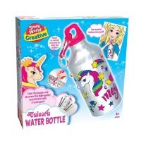 Small World Toys Metal Water Bottle Design Kit Unicorn