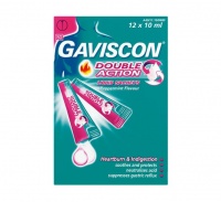 Gaviscon Double Action Peppermint Antacid Liquid Sachets 12 x 10ml